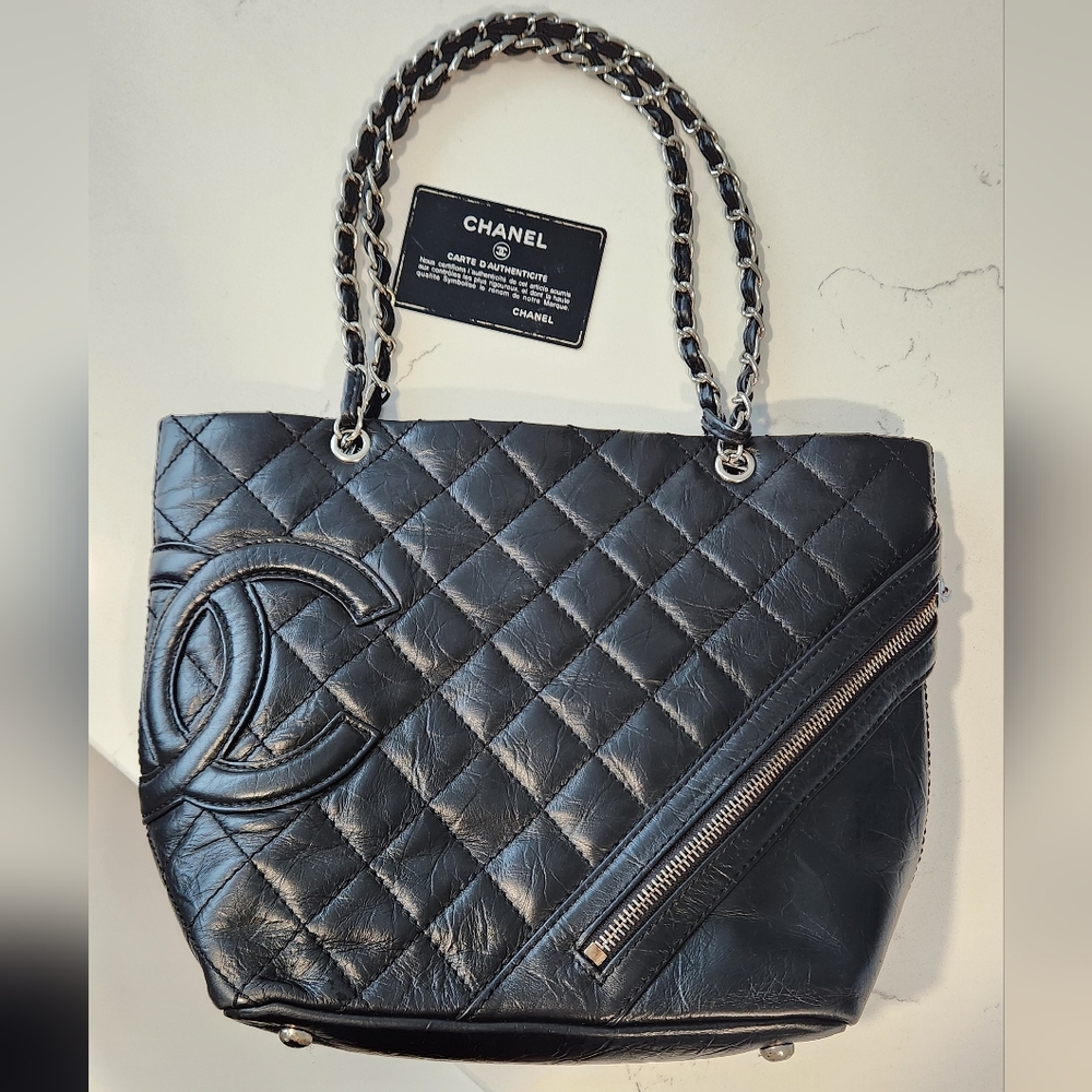 Chanel Black Quilted Leather Shoulder Bag